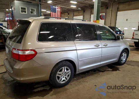 2006 Honda Odyssey Exl z USA, uszkodzony, nr VIN 5FNRL38676B417344